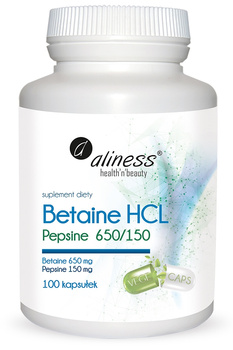 Betaina HCL 100kaps. Aliness