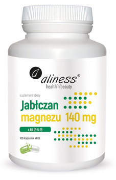 Jabłczan magnezu z B6 100kaps. Aliness